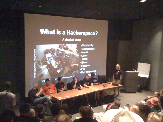 Hackerspace panel. Go @myrddinthegeek! #makerfaire #Detroit