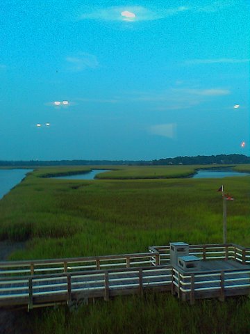 View from the restaurant