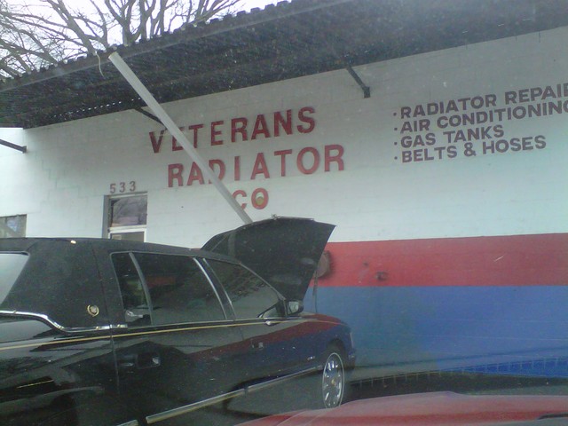 took it here- super nice and cheap(er) radiator service! Roger jordan on dekalb is a jerk!