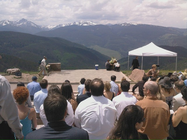 Not a bad spot for a wedding