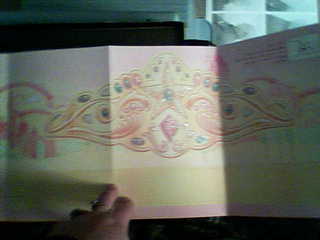 My step dad sent a V day card with a punch out crown!