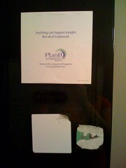 As seen in the bathroom at the Indy