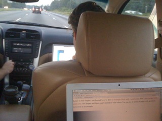 Tethering down the highway thanks to @seebq