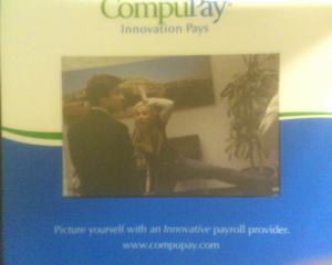Mouse pad with picture insert: I chose a 'Lindsay Chicken Dancing' scene from Arrested Development.