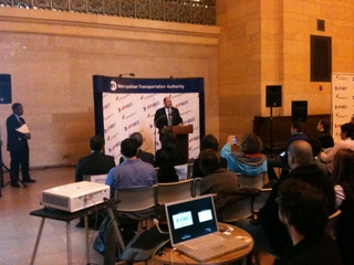 MTA app contest press conference