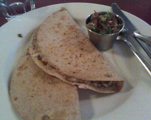 Dang quesadilla for breakfast