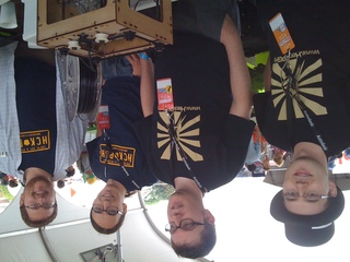 Moonlighting at the @HackPGH booth at #makerfaire #Detroit