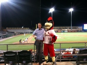 Brother's bachelor party at the minor league game