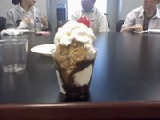 makeshift icecream monument of goodness