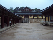 buddhist temple in ancient city of gyeungju (~1300 yrs old)