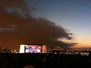 Nice location, but the sound system of Pier 54 could be better.
