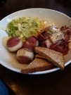 Corned beef and cabbage. Also Arsenal 2-Everton 0.