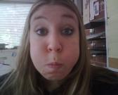 Already done with my work for the day...guess ill sit around and make faces.