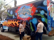 Beer truck craw boil at. Sfu.