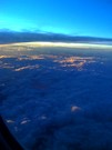 Sunset from the cloud tops