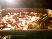 Soon, dark chicken stock