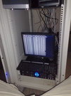 sitting in our server closet waiting for a switch to lock up so i can reset it