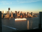 A-whatup, cruise ship? Whatcha doin' in the Hudson?