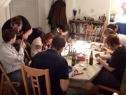 Hard at work at the @hackpgh Arduino class
