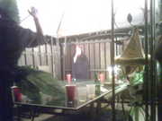 Beer pong in the suburbs