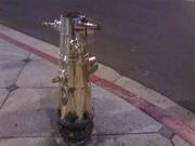 Golden hydrant