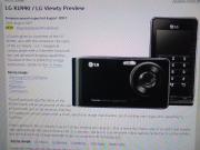 New LG phone coming with 5mp camera and touchscreen