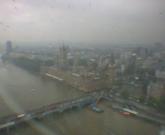 Northeast view on the London Eye