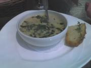 Mushroom tofu soup @ frick cafe!!
