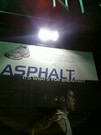 asphalt: it's what's for breakfast.  my motto, my shoes. mizuno love.  