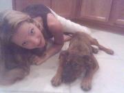 Tricia & fletch makin puppy eyes!
