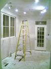 Kitchen drywall done & new back door