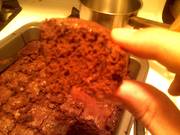 Bacon brownies, final product.
