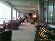 Chillin' at the USAirways Lounge in PHL tnx to my credit card!