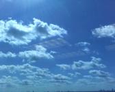 Clouds look like cotton
