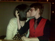 Fun night tonight! With two of my fave peeps and a whole lotta absolut gimlets baby! Love, erin!