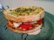 Vegan grilled cheese masterpiece